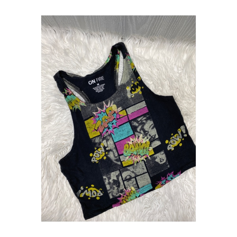 Racer back crop Top Size medium